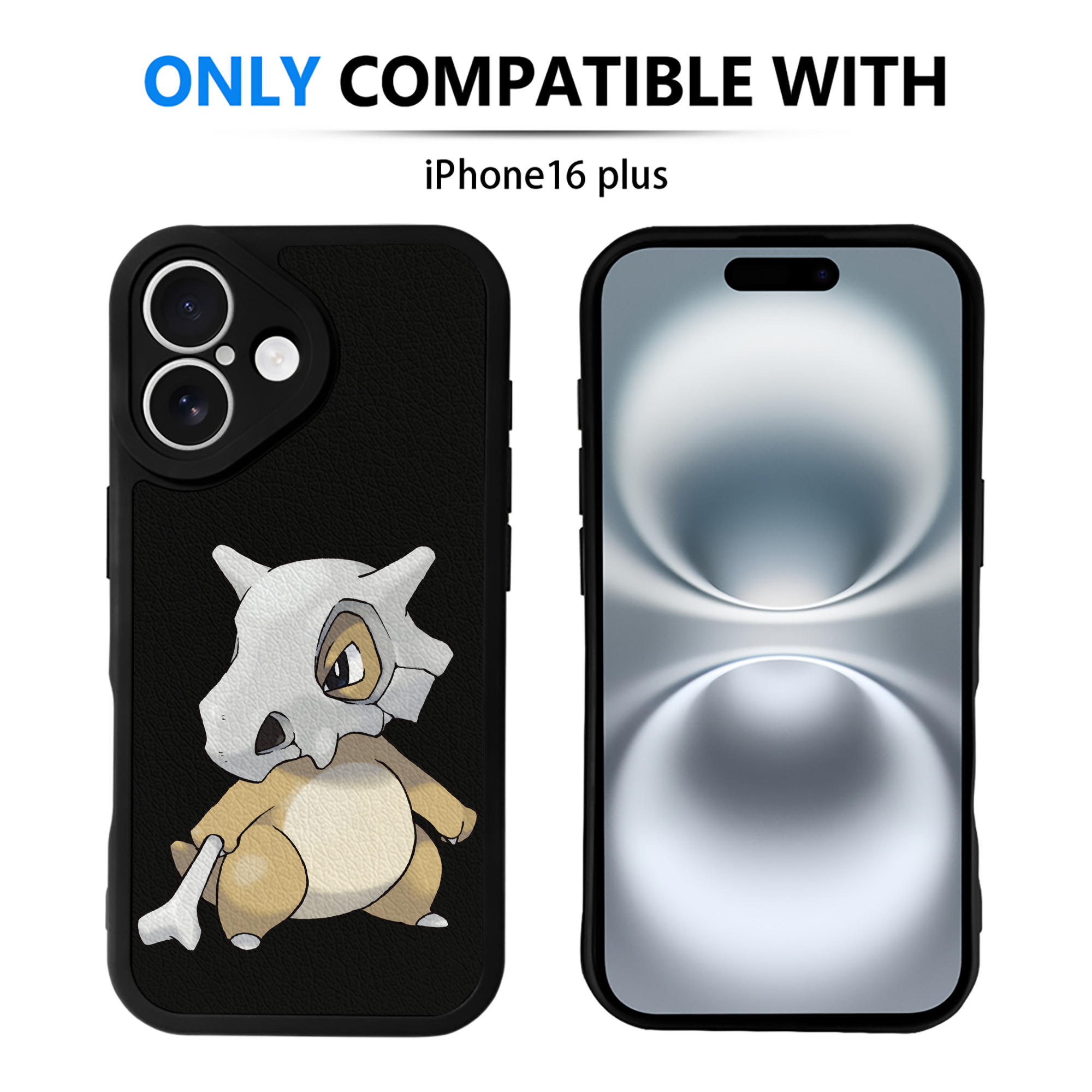 （画像用） ポケットモンスター Pokémon 【iPhone 16シリーズ対応】シリコンスマホケース（レザー調） 材質：シリコン